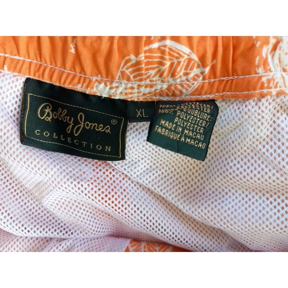 Bobby Jones Collection Men XL Summer Art Printed Drawstring Built-In Brief Short - Picture 3 of 12